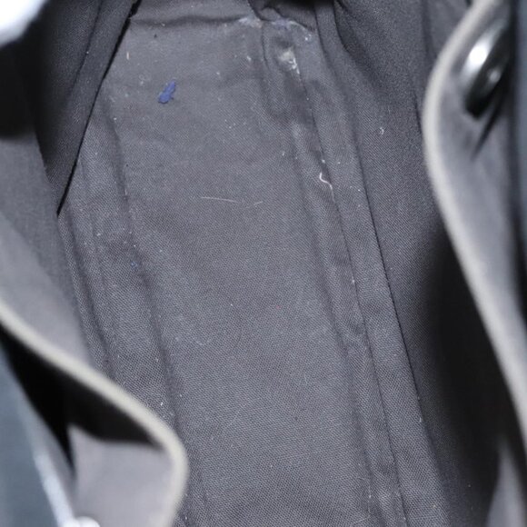 BURBERRY Tote Bag Canvas Black Auth ti2661 - Picture 8 of 15